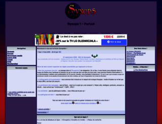 synopsite.forumactif.com screenshot