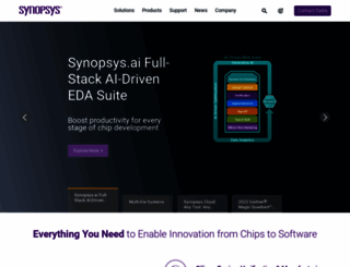 synopsys.com screenshot