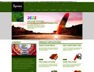 synoxpigments.com screenshot
