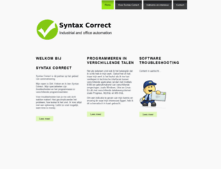 syntaxcorrect.nl screenshot