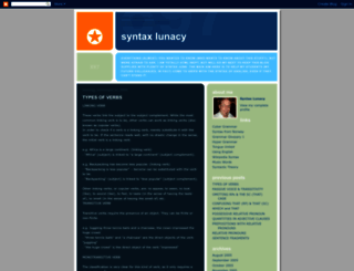 syntaxlunacy.blogspot.co.nz screenshot
