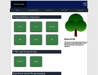 syntaxpage.com screenshot