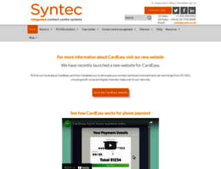 syntec.co.uk screenshot