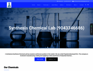 synthesischemicallab.in screenshot