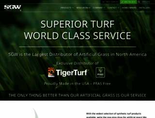syntheticgrasswarehouse.com screenshot