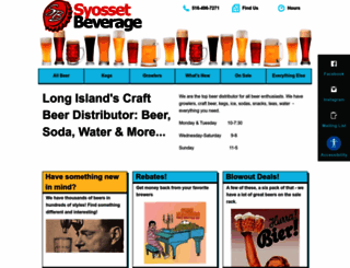 syossetbeverage.com screenshot