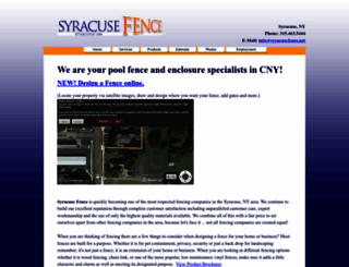 syracusefence.net screenshot