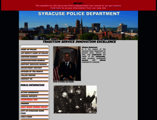 syracusepolice.org screenshot