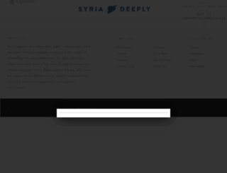 syriadeeply-angular.collectivezen.com screenshot