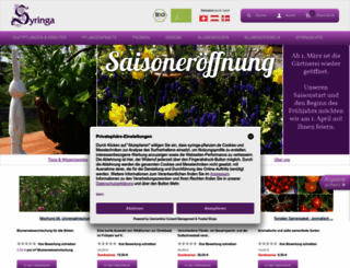 syringa-pflanzen.de screenshot