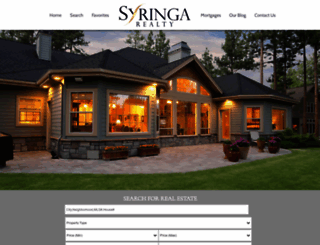 syringarealty.com screenshot