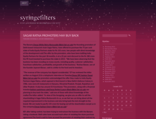 syringefilters.wordpress.com screenshot