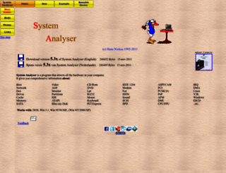 sysanalyser.com screenshot