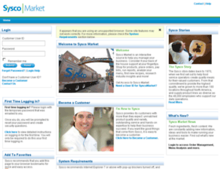 syscomarket.sysco.com screenshot
