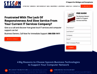 syscombusiness.com screenshot
