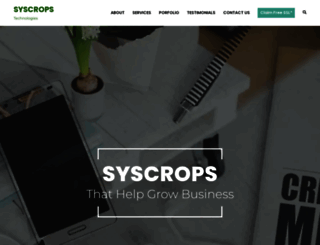 syscrops.com screenshot