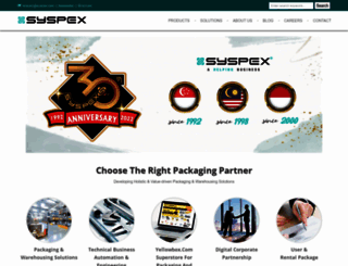 syspex.com screenshot