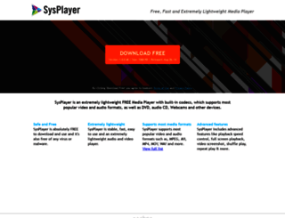 sysplayer.com screenshot