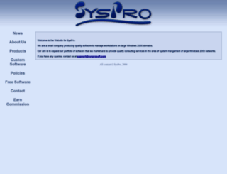 sysprosoft.com screenshot