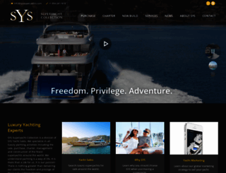 syssuperyachts.com screenshot