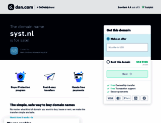 syst.nl screenshot