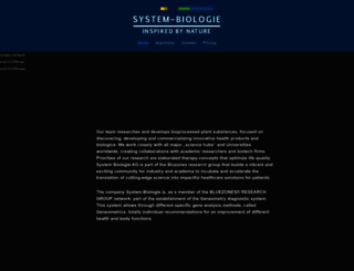 system-biologie.com screenshot
