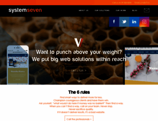 system7.co.nz screenshot