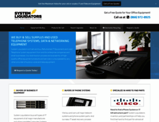 systemliquidators.com screenshot