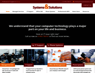 systems-and-solutions.co.uk screenshot