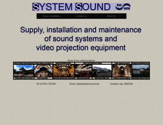 systemsound.biz screenshot