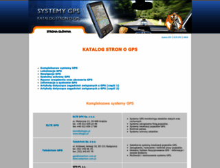 systemygps.com.pl screenshot