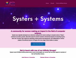 systers.org screenshot