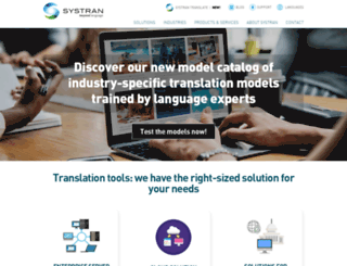 systran.co.uk screenshot