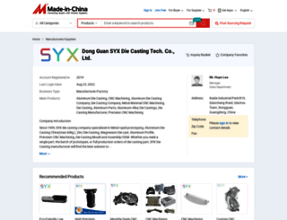 syxdiecasting.en.made-in-china.com screenshot