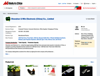 sz-uwin.en.made-in-china.com screenshot
