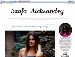 szafaaleksandry.blogspot.com screenshot