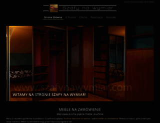 szafynawymiar.com screenshot