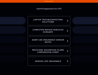 szamitogepszerviz.info screenshot
