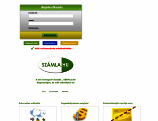 szamla.hu screenshot