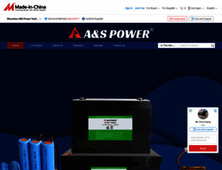 szaspower.en.made-in-china.com screenshot