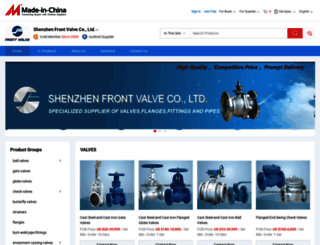 szfrontvalve.en.made-in-china.com screenshot