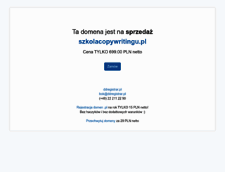 szkolacopywritingu.pl screenshot