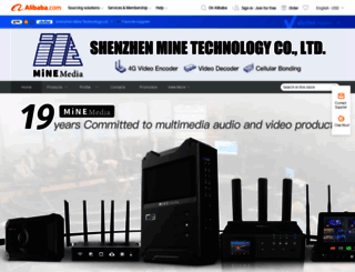 szmine.en.alibaba.com screenshot