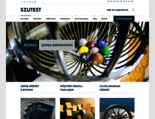 szutest.com.tr screenshot
