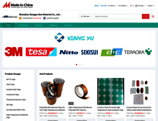 szxytape.en.made-in-china.com screenshot