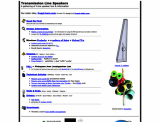 t-linespeakers.org screenshot