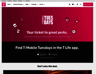 t-mobiletuesdays.com screenshot