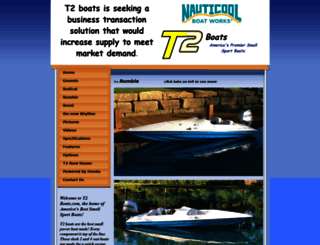 t2boats.com screenshot