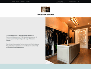 ta-alterations.com.au screenshot