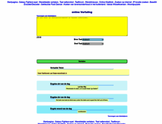 taalvertaler.com screenshot